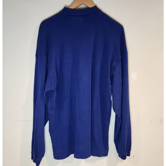 XL Disney Store Tigger Winnie the Pooh 1/4 Zip Long Sleeve Blue Pullover Cotton - Picture 5 of 6